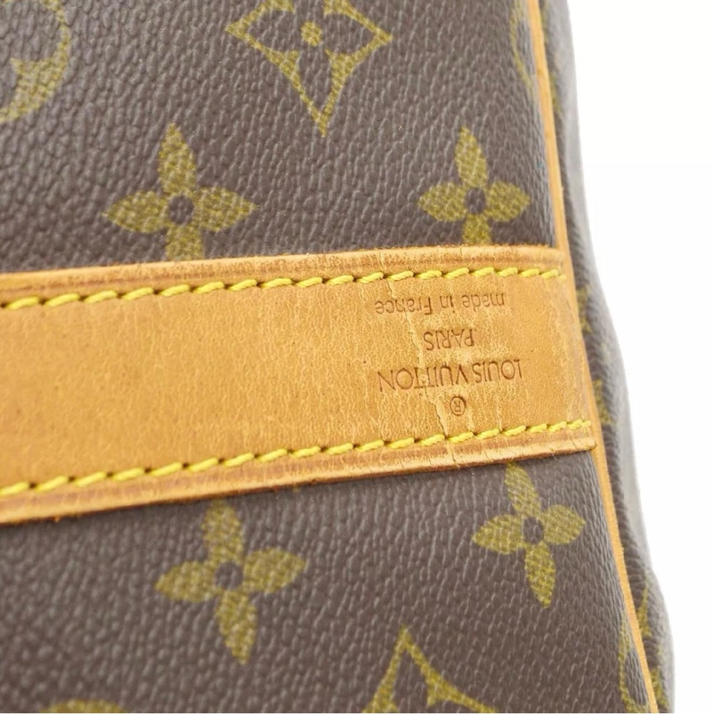 Louis Vuitton Brown Monogram keepall 55 B - Picture 8 of 9